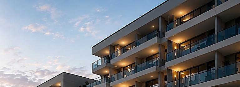 Façade vitrée d'un immeuble tertiaire, illustrant les domaines d'intervention RD2N Conseil & Ingénierie